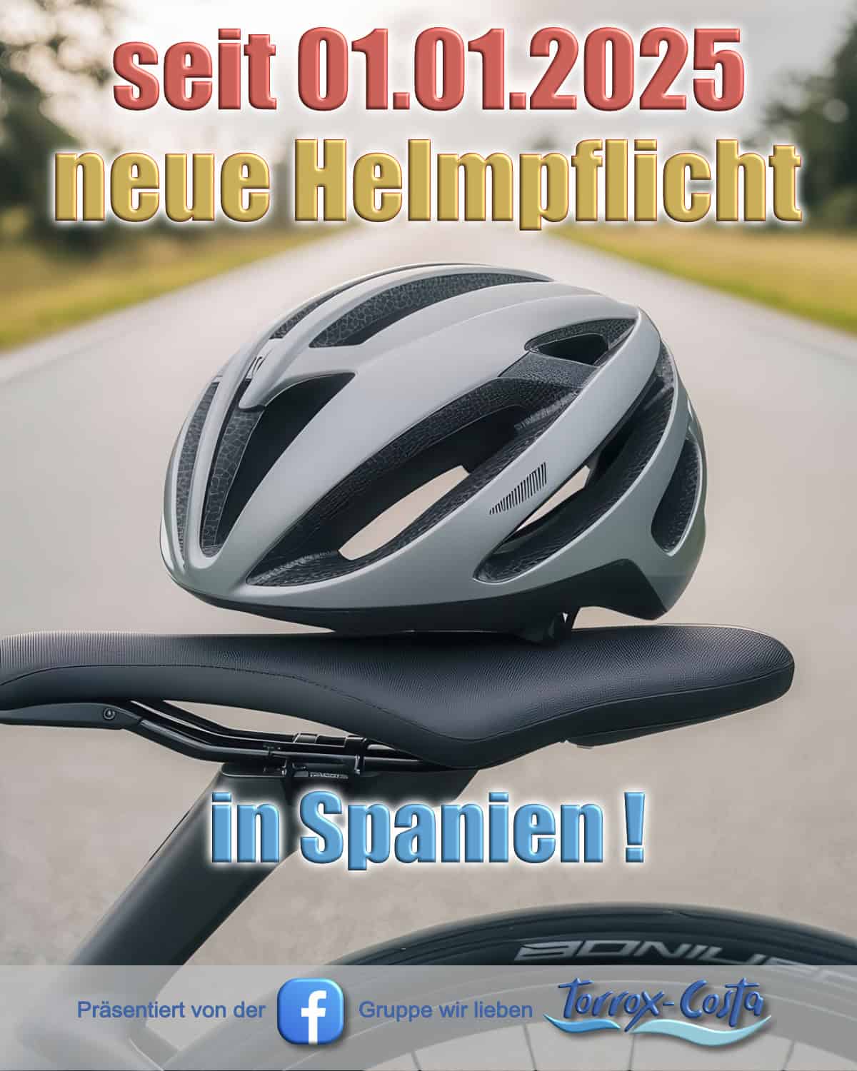 Helmpflicht Fahrrad & E-Scooter in Spanien 2025